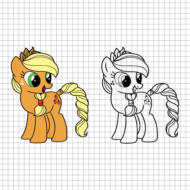 My little pony applejack vector svg cricut â
