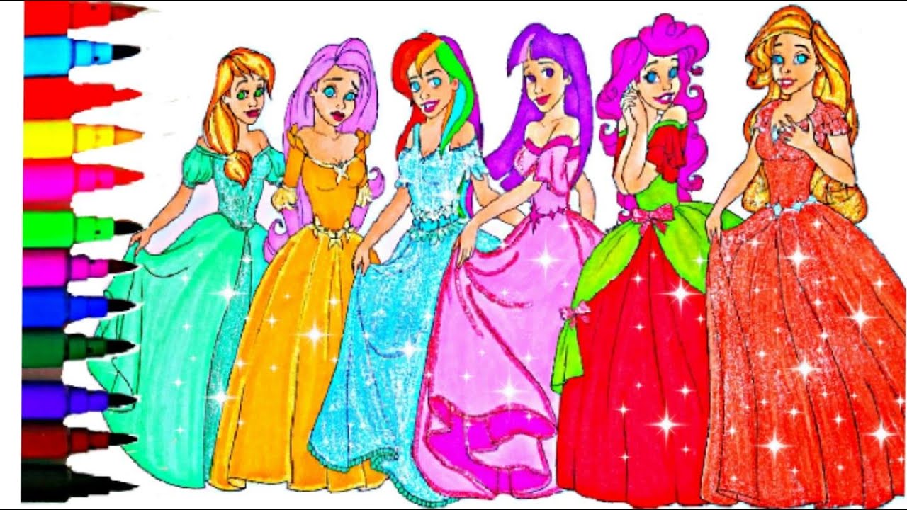 Y little pony coloring book pages lp princess equestria kids fun art videos kids balloons toys