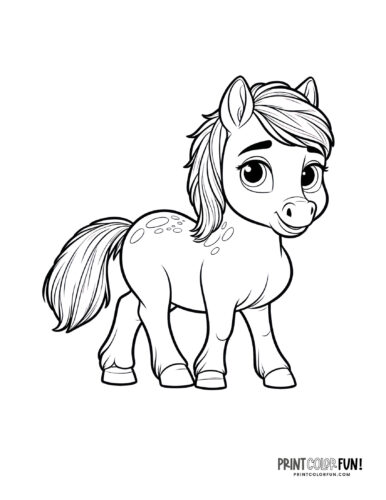 Beautiful horse coloring pages plus crafts educational games to saddle up for fun at