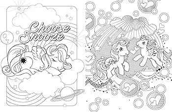 My little pony retro coloring book editors of studio fun international books