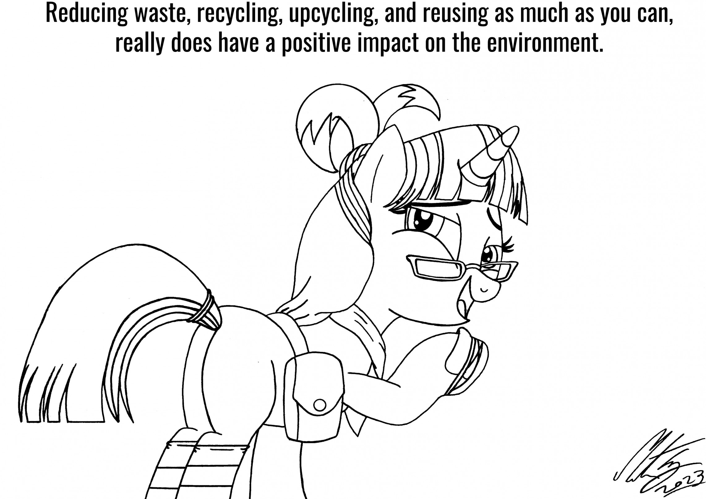 My new oc pony says