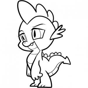 How to draw spike my little pony step by step drawing guide by dawn my little pony drawing my little pony twilight my little pony pictures