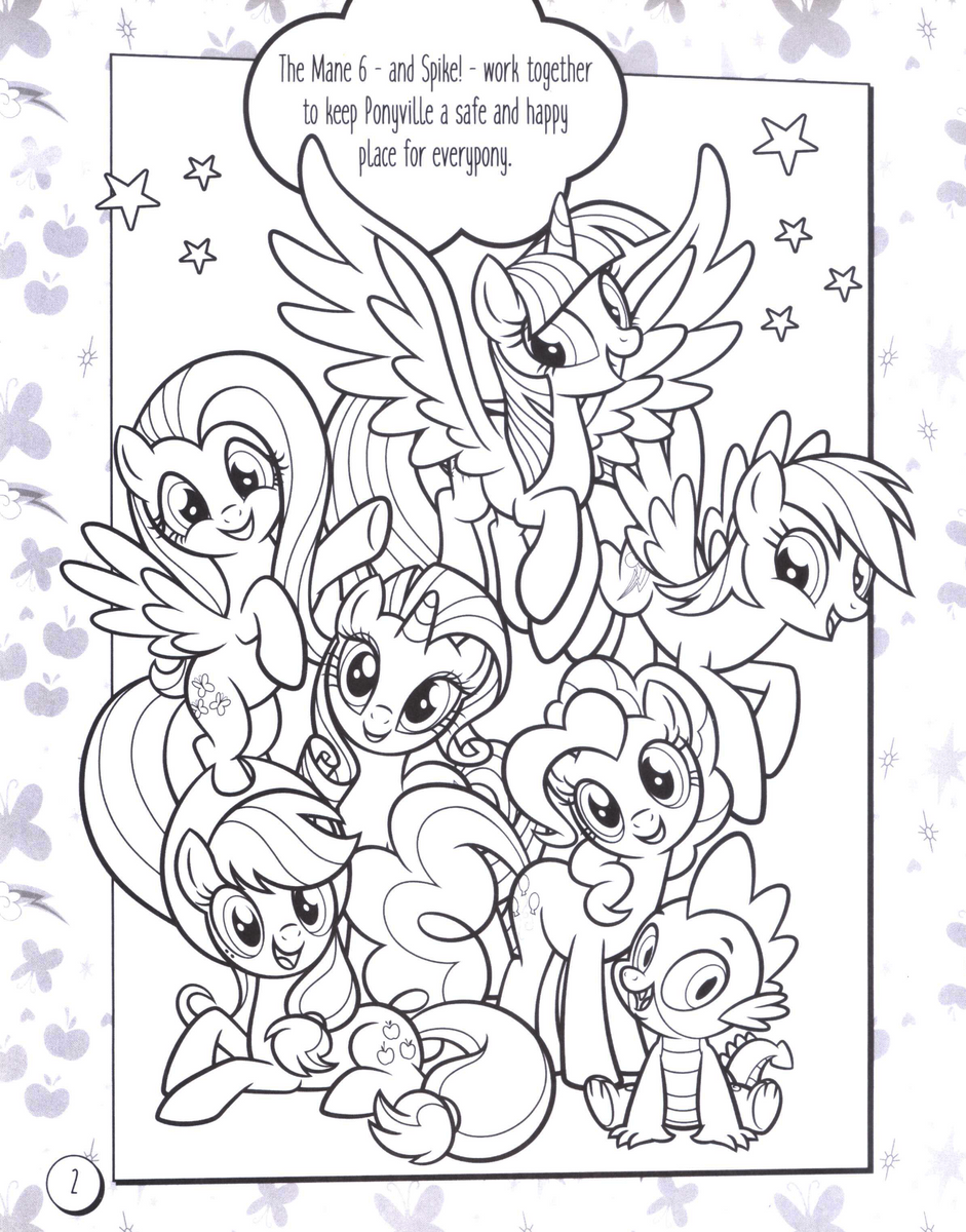 My little pony coloring book pp