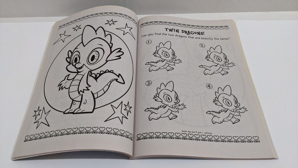 My little pony super coloring amp activity book wstickers