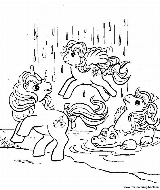 My pretty pony coloring pages