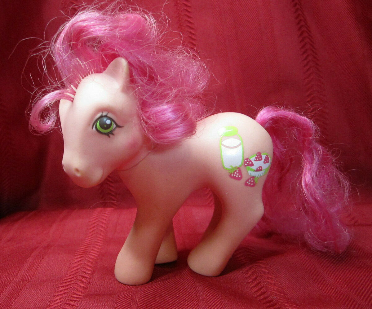 Vintage my little pony g sweetberry strawberry suprise pink hair
