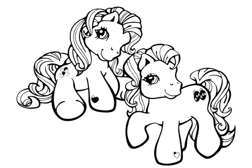 My little pony coloring pages to print and color in for free