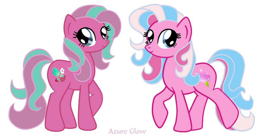 Sweetberry and conton candy by mlpazureglow on