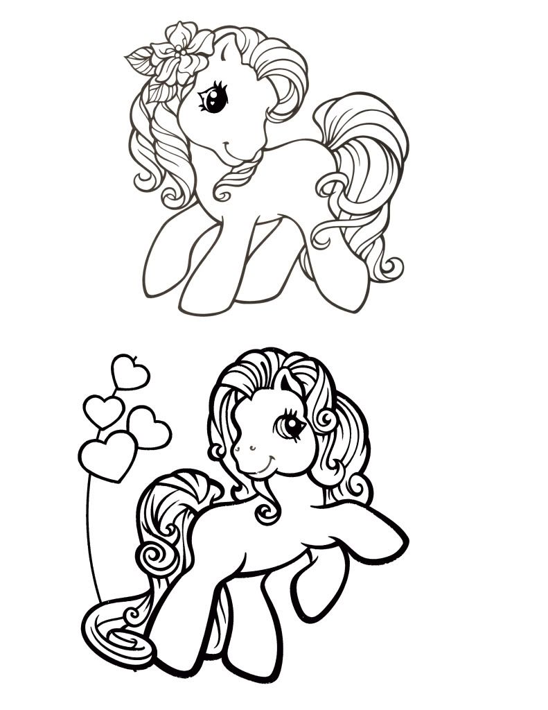 Mon petit poney my little pony my little pony coloring vintage coloring books horse coloring pages