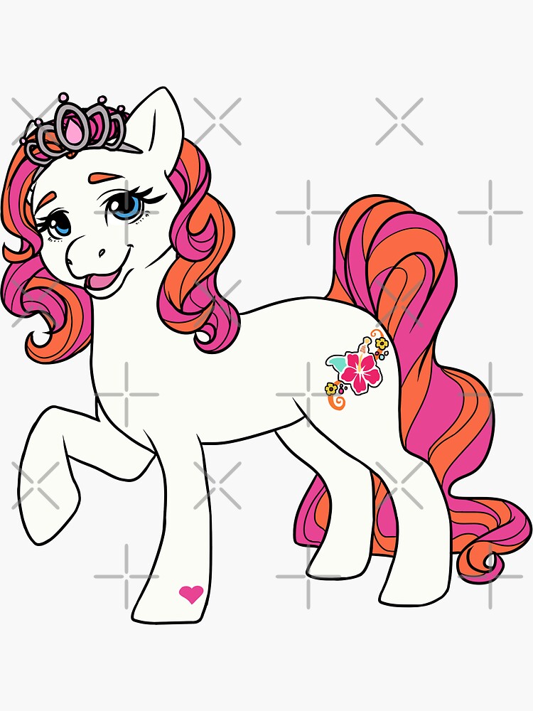 Mlp aloha pearl sticker for sale by norsewinds
