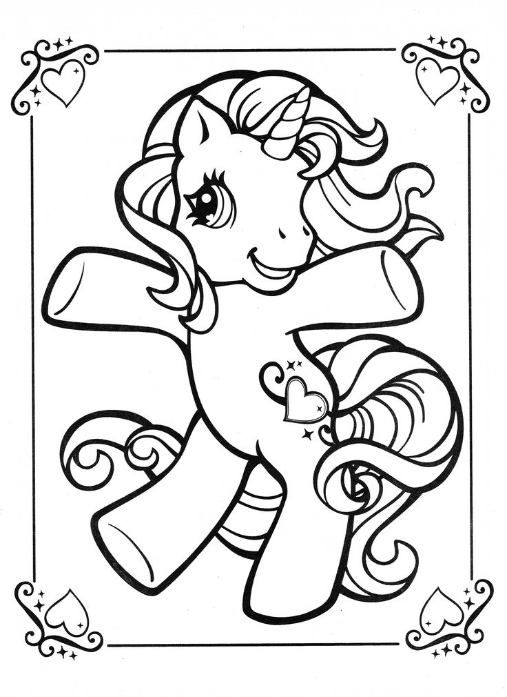 My little pony coloring page mlp