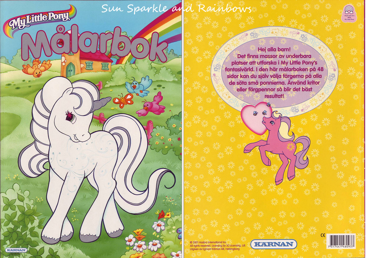 Heck yeah pony scans â these are the coloring and activity books that i