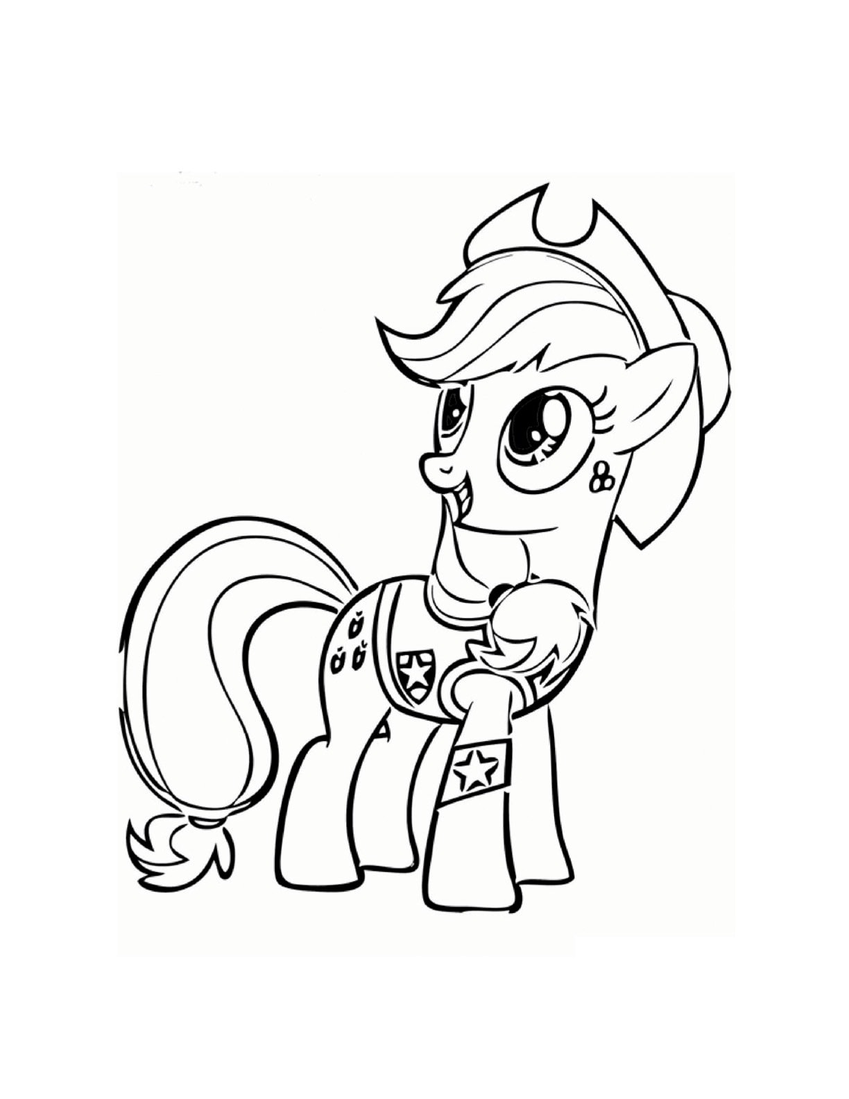 My little pony colouring page