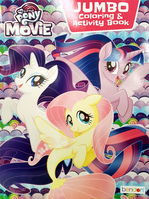 My little pony the movie coloring activity book coloring books at retro reprints