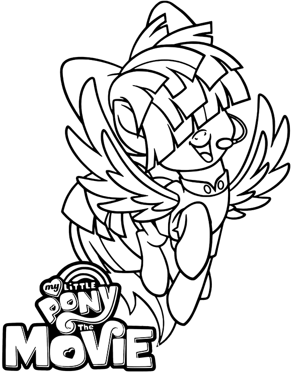 Songbird serenade coloring page my little pony to print
