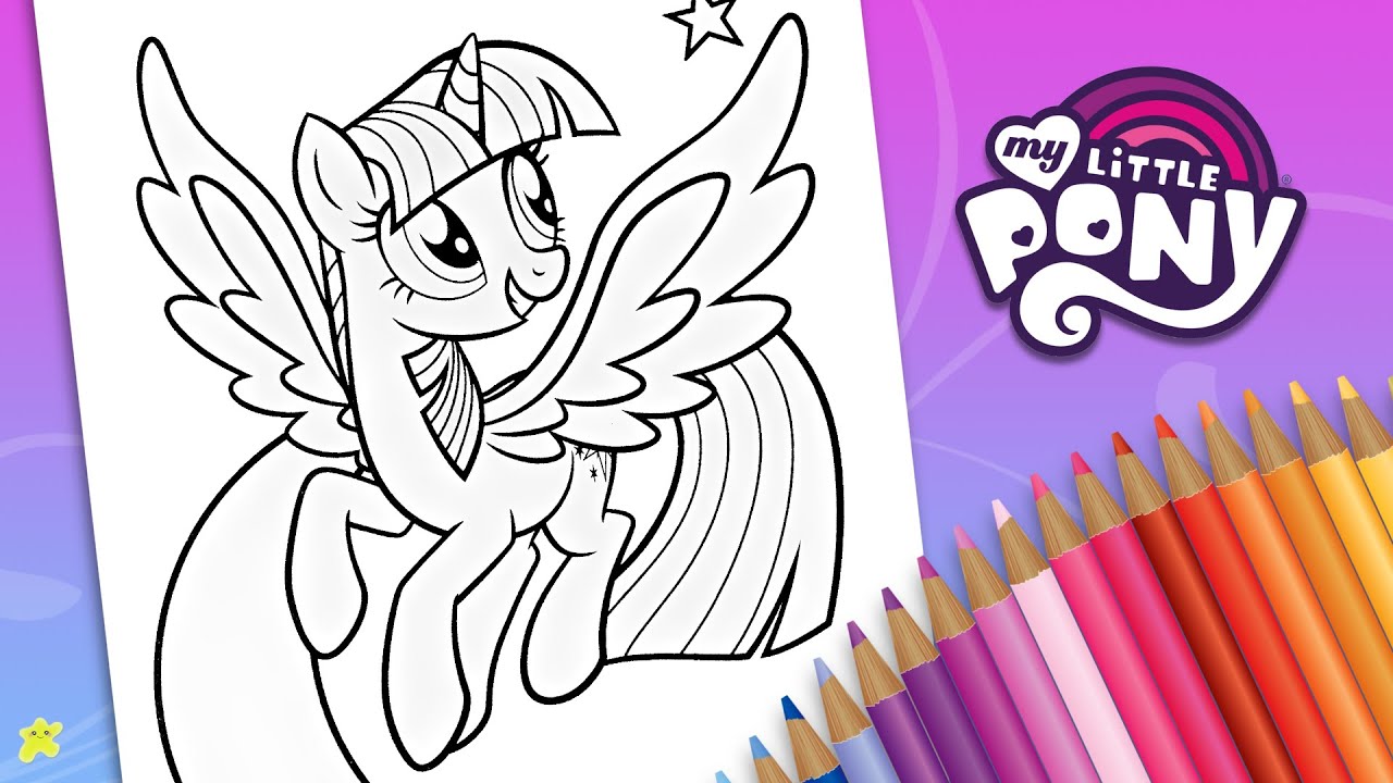 Coloring y little pony twilight sparkle kp