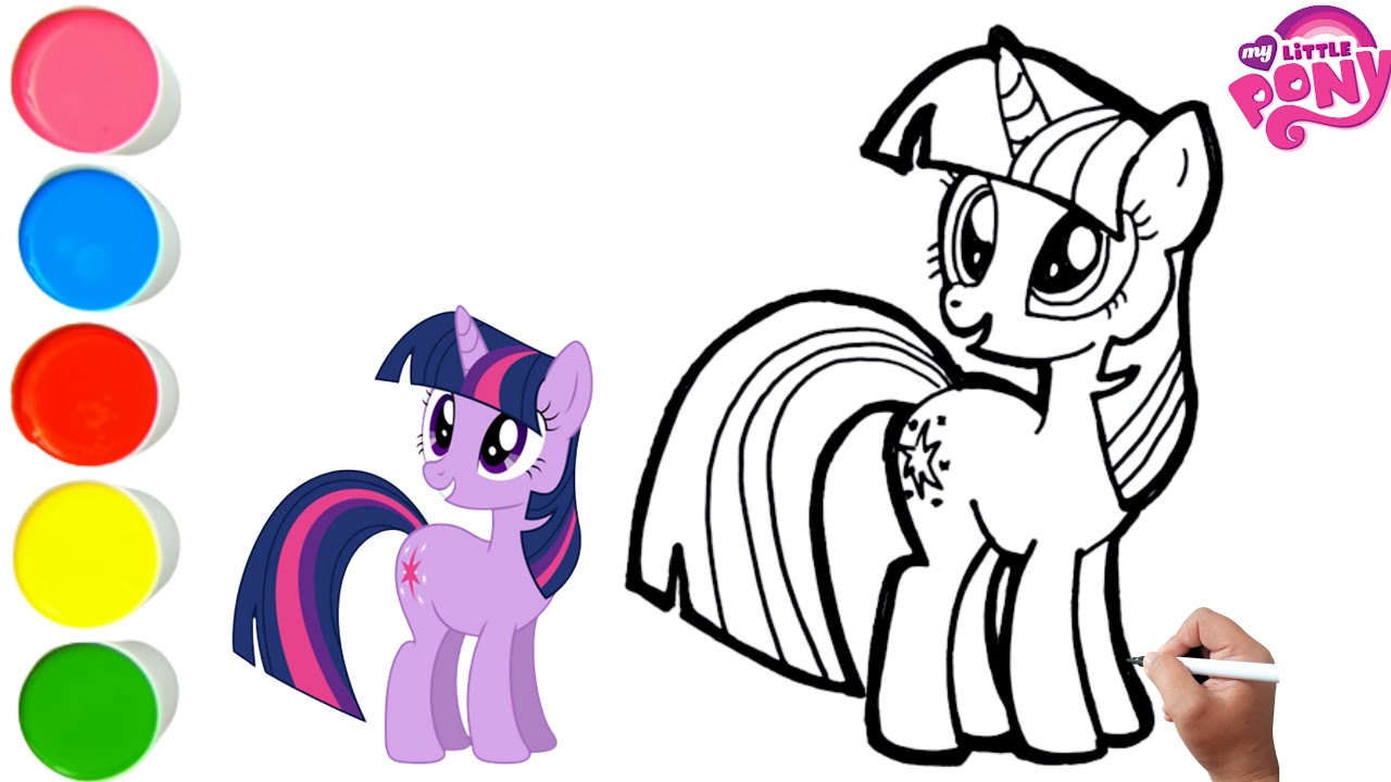 How to draw my little pony princess twilight sparkle