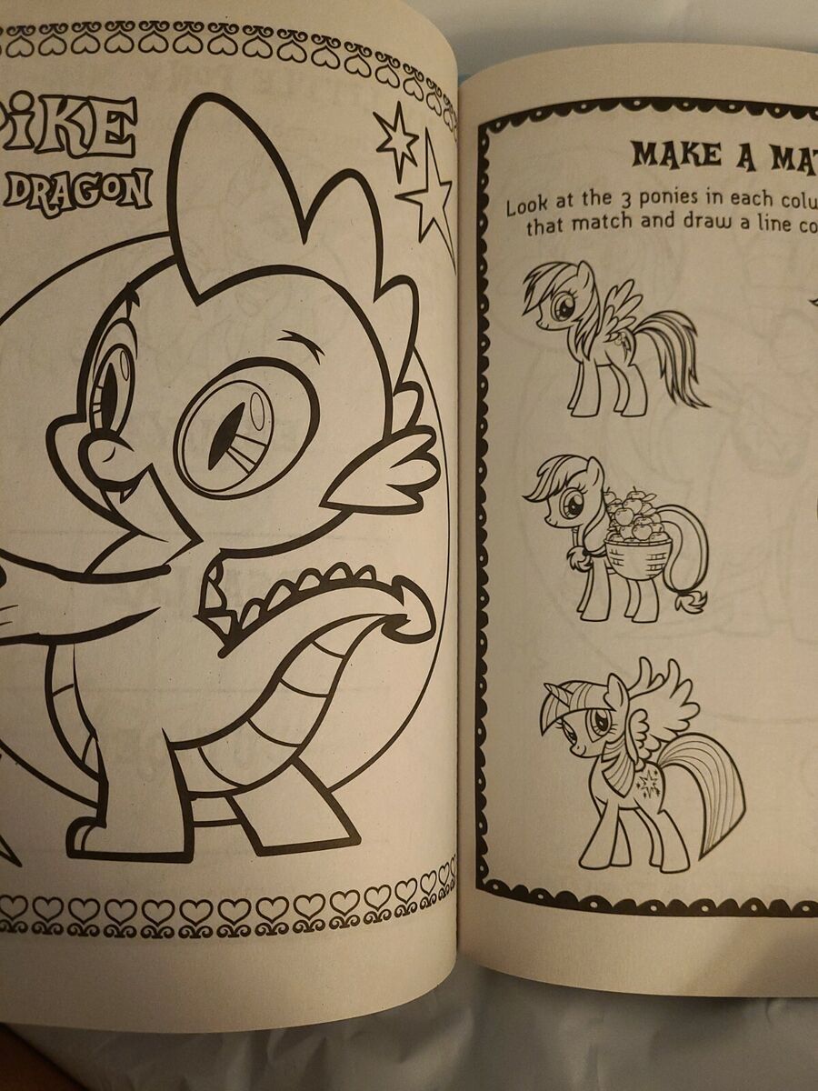 My little pony pinkie pie twilight sparkle coloring activity book x pg