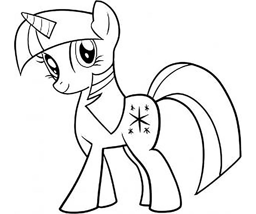 Twilight sparkle coloring pages ð to print and color