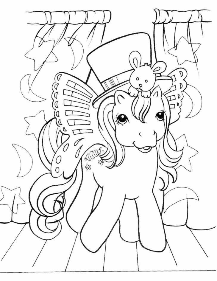 Little pony coloring pages for kids