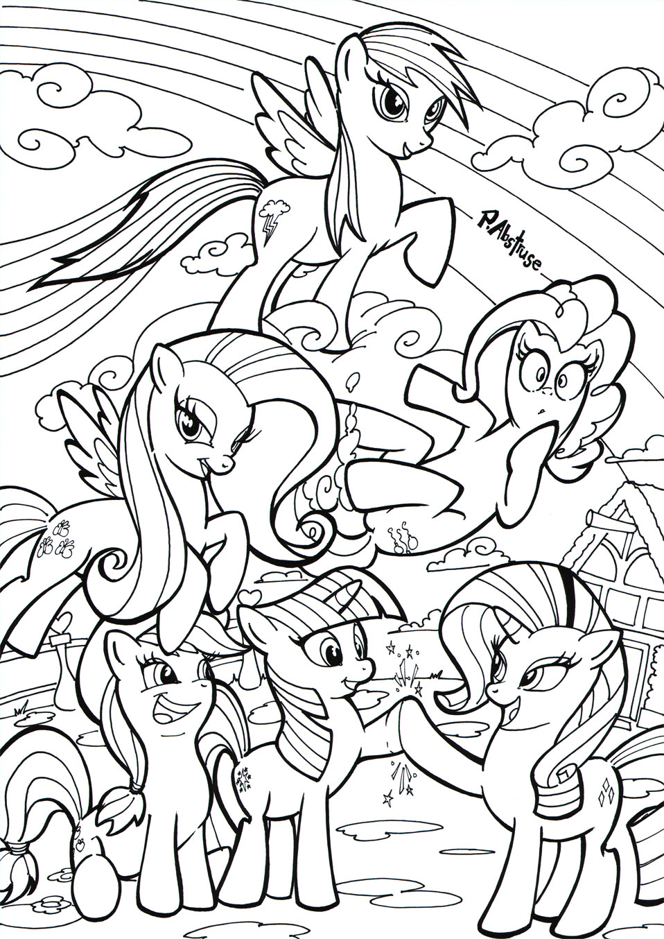 My little pony print inks by paulabstruse on