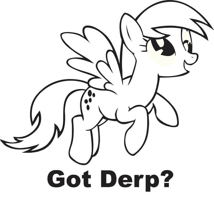 My little pony fim derpyhooves vinyl decal horse coloring pages unicorn coloring pages my little pony derpy