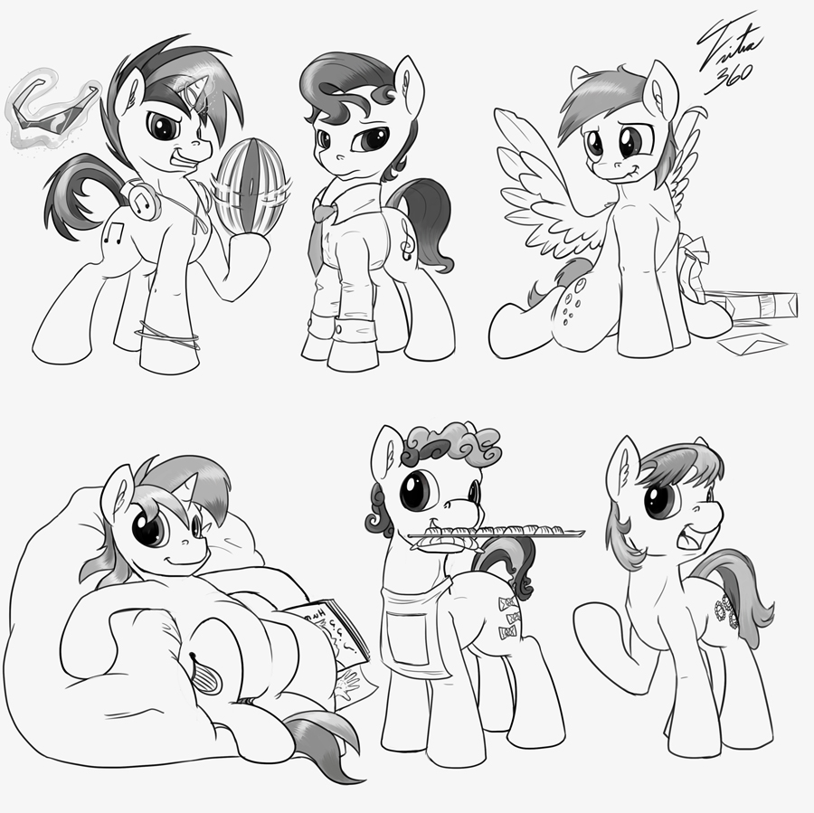 Background colts by tsitra on