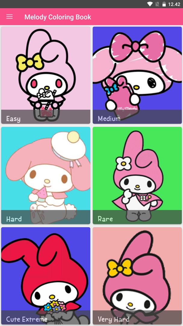 Melody coloring book pages android s