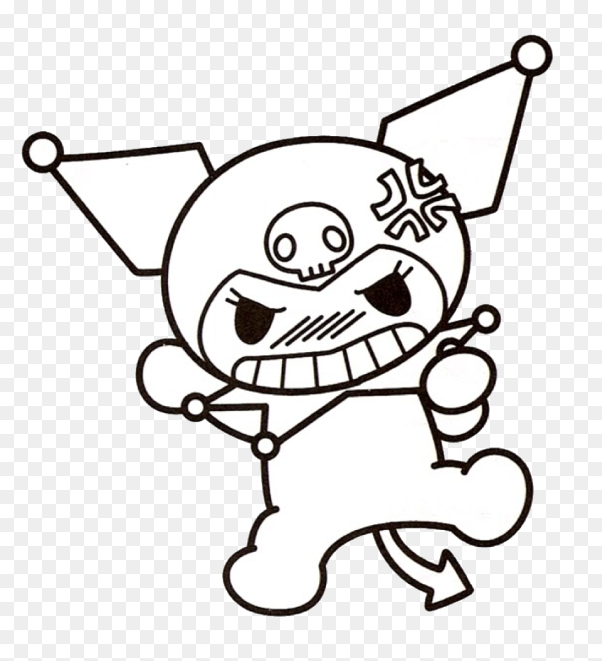 Kuromi sanrio hellokitty mymelody angry cute kuromistic