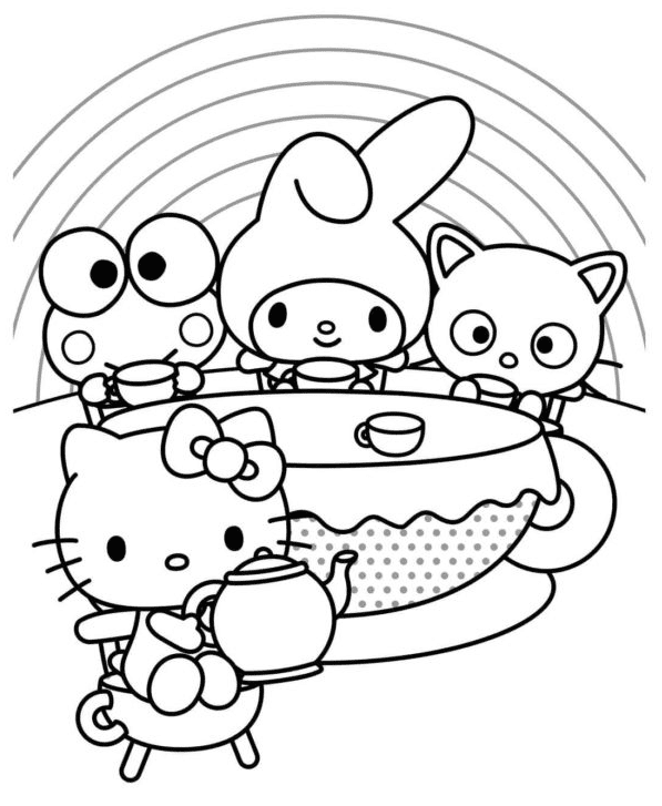 My melody coloring pages printable for free download