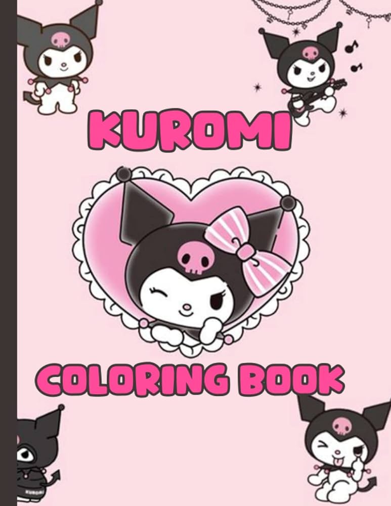 Kuromi coloring book favorite book kuromi coloring books for adults