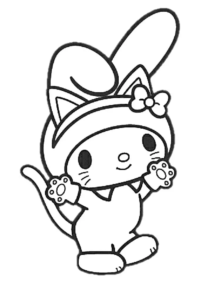 My melody malvorlagen