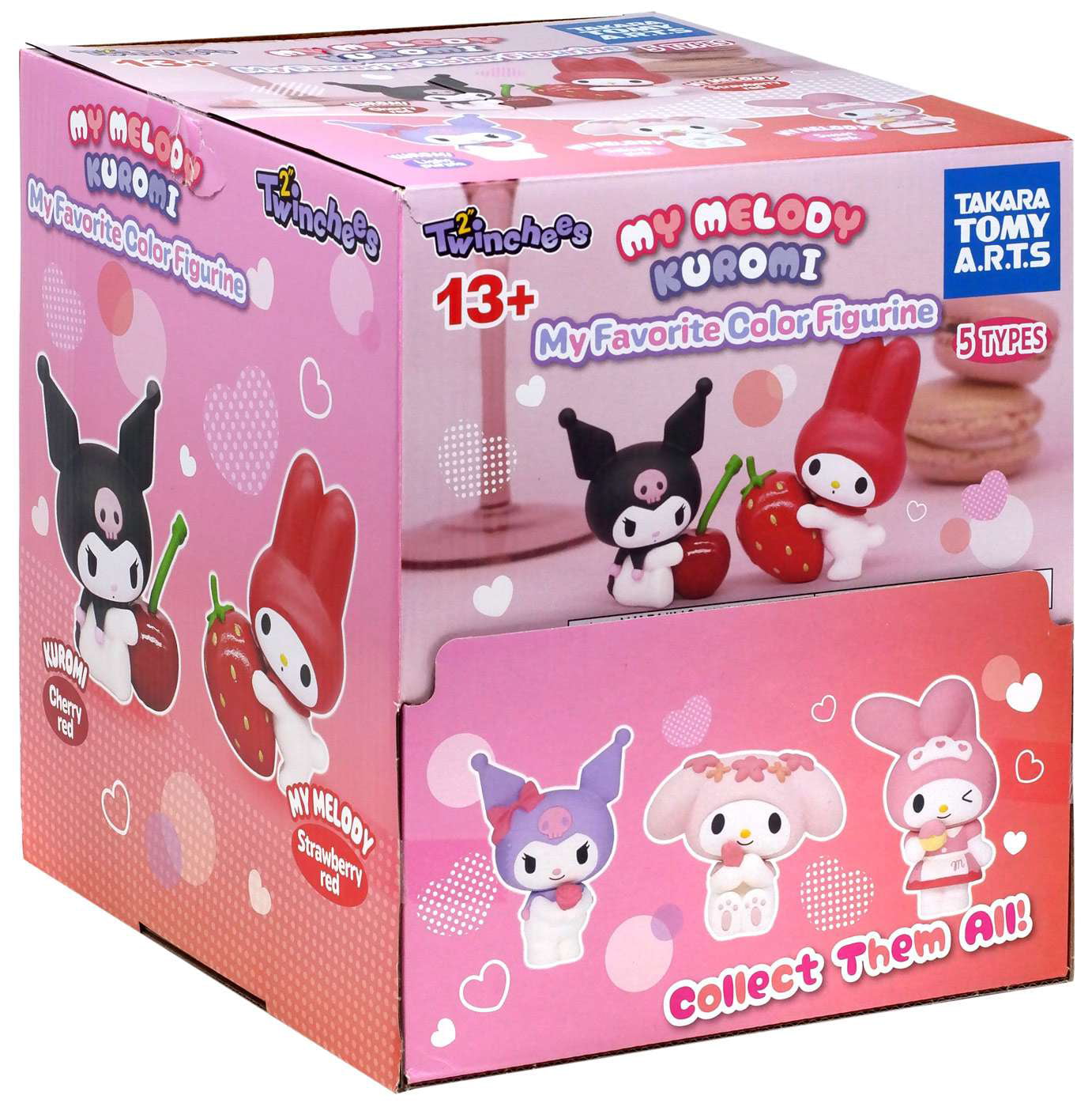 Sanrio twinchees my melody kuromi my favorite color figurine mystery box packs