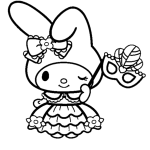 My melody coloring pages printable for free download