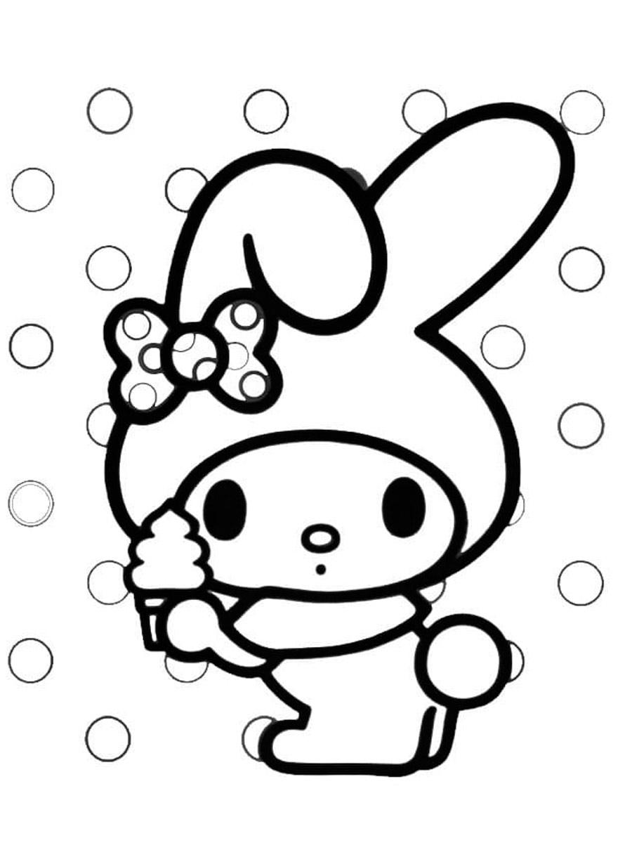 Top my melody coloring pages for kids