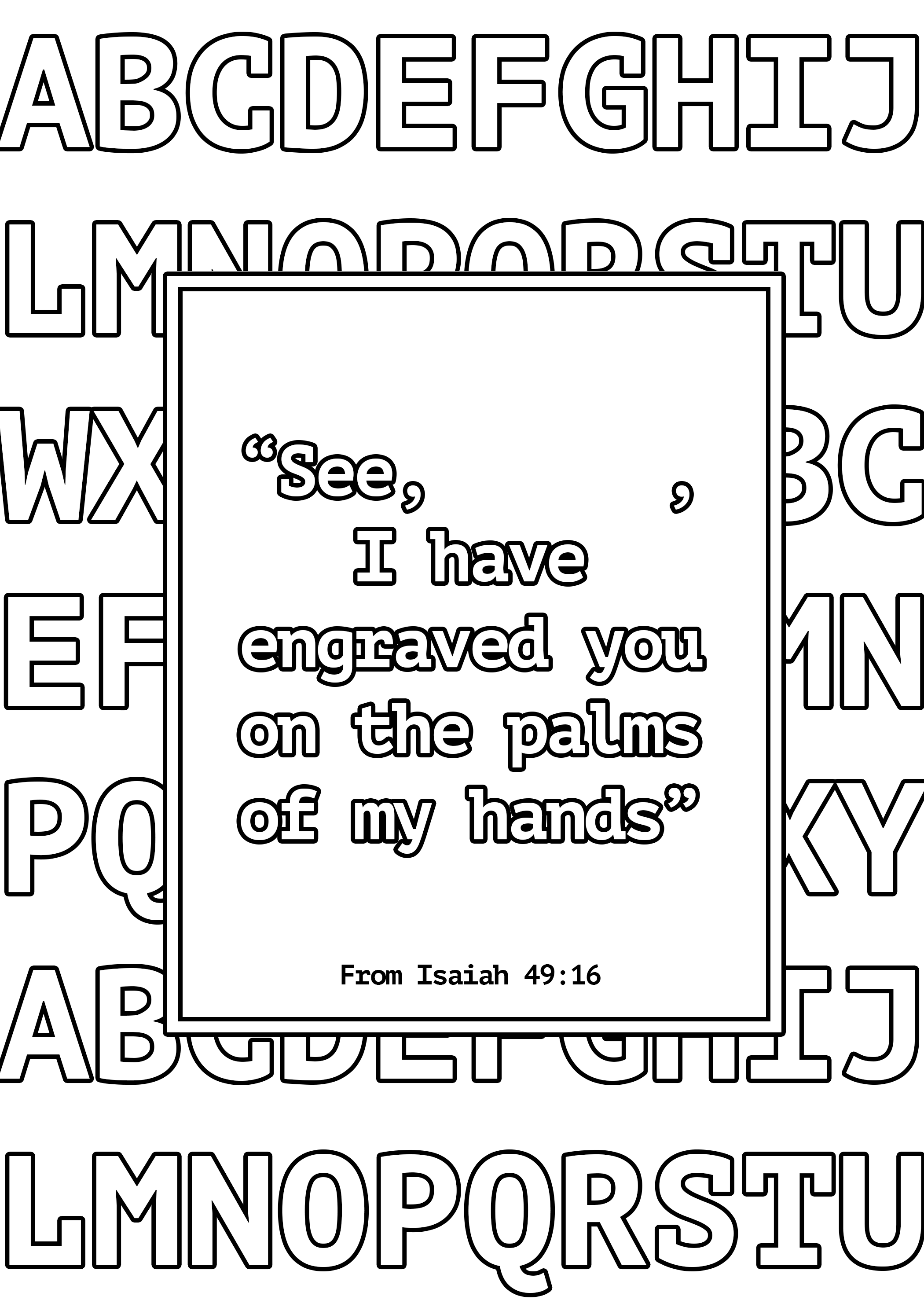 I have called you by name bible verse free printable