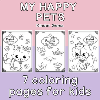 My pet coloring pages tpt