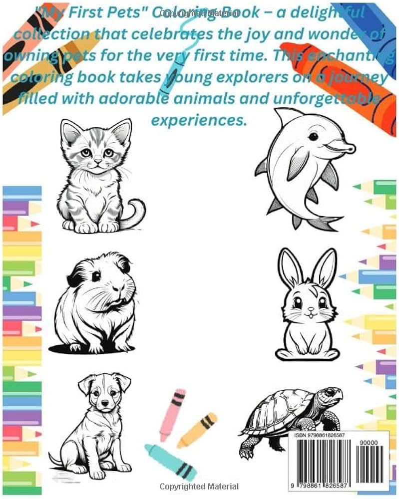 I love my pets coloring book i love my pets books