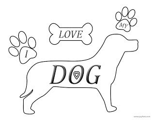 I love my dog coloring page dog coloring page i love dogs coloring pages