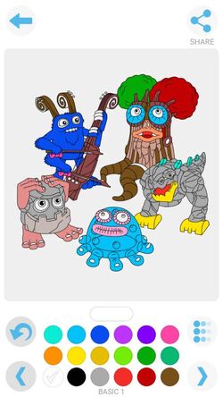 My singing monsters coloring book my singing monsters wiki