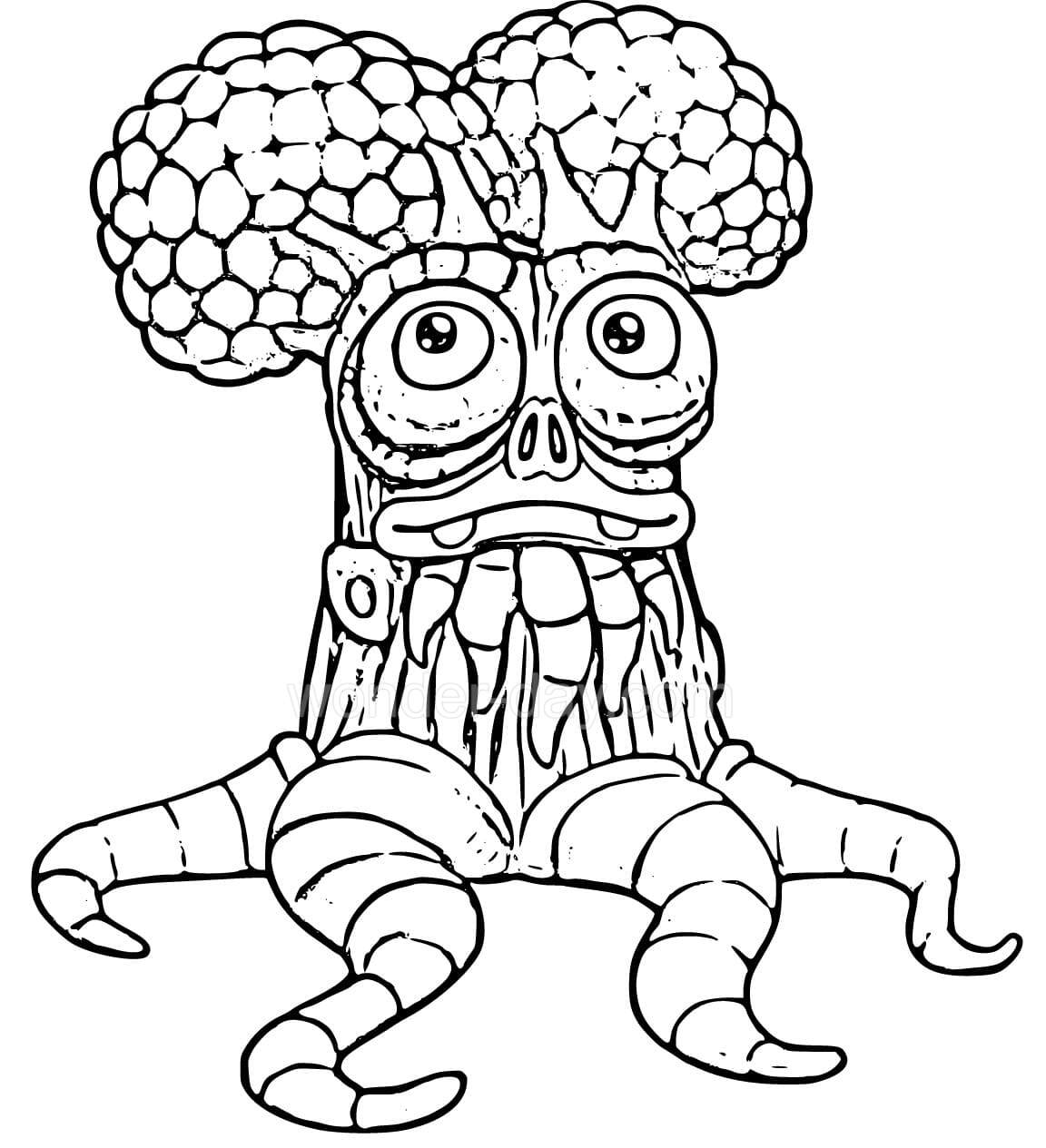 My singing monsters coloring pages wonder day â coloring pages for children and adults
