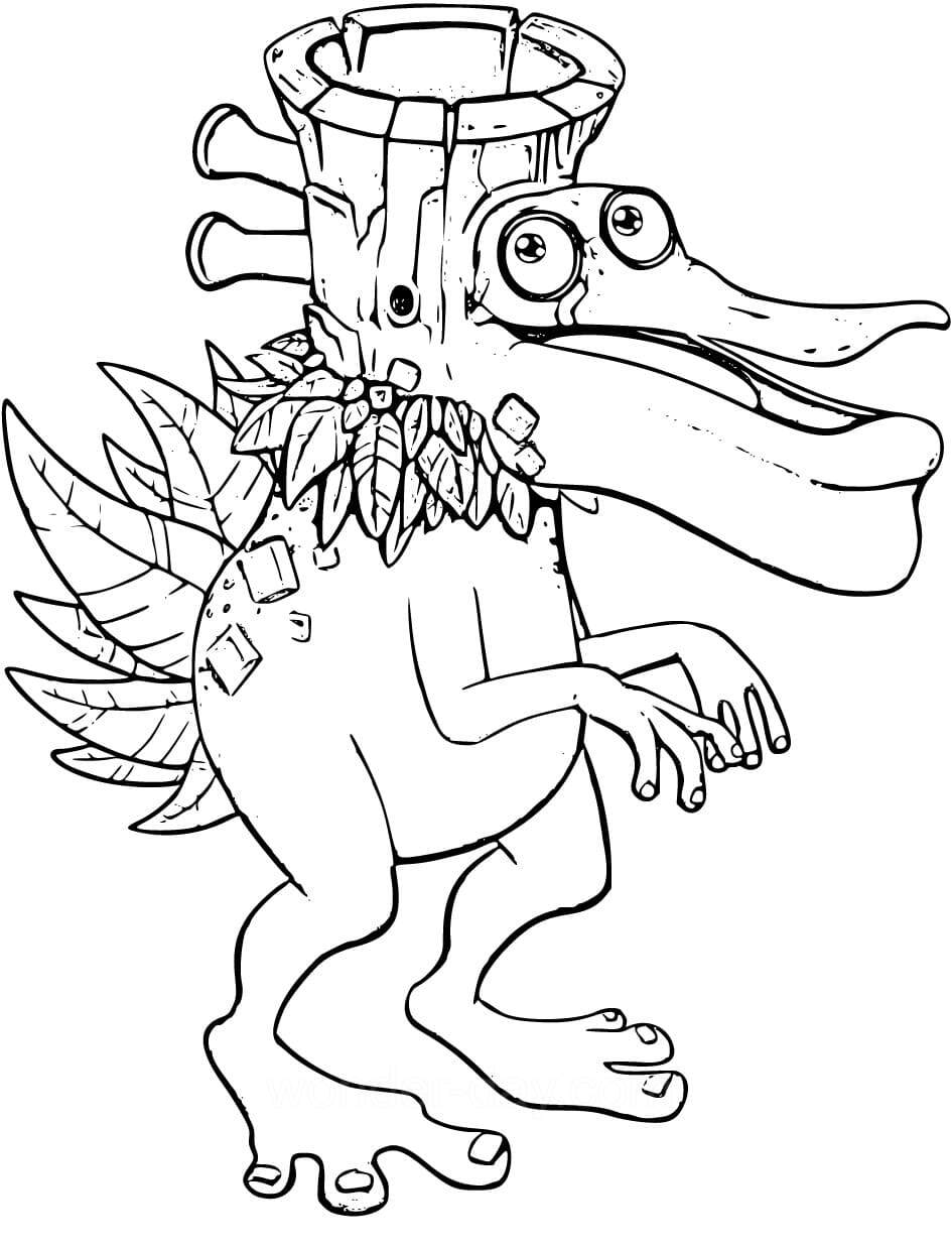 My singing monsters coloring pages wonder day â coloring pages for children and adults