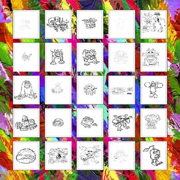 My singing monsters coloring pages a fun activity for kids of all ages