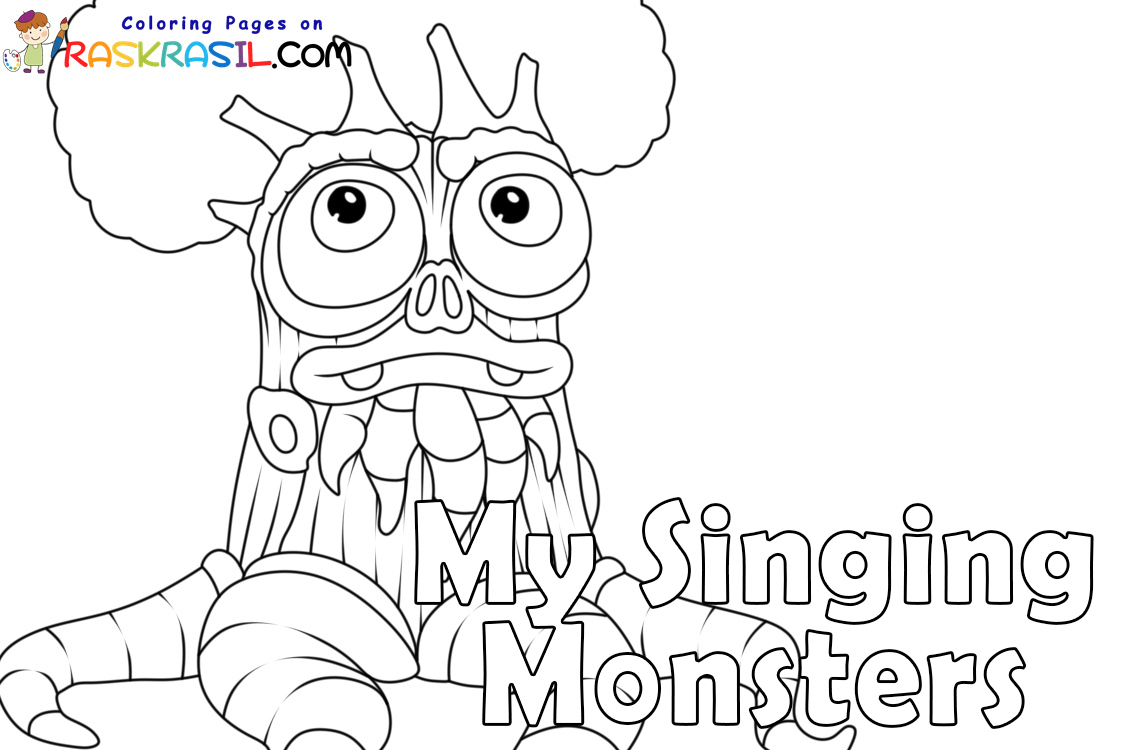 My singing monsters coloring pages