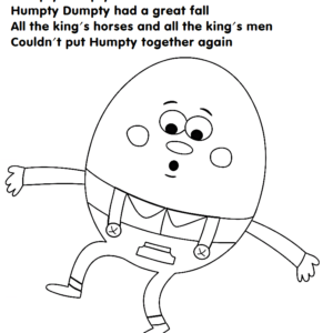 Nursery rhymes coloring pages printable for free download