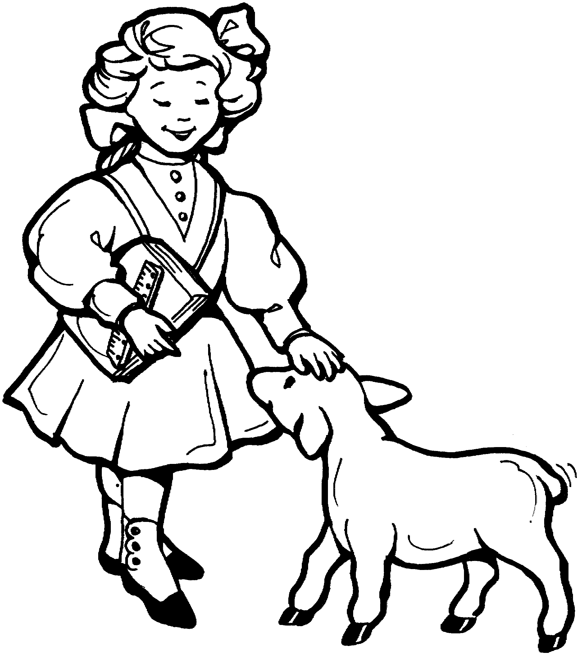 Free printable nursery rhymes coloring pages for kids