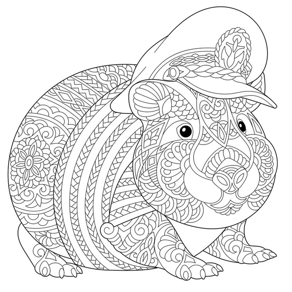 Capivara stockillustrationer