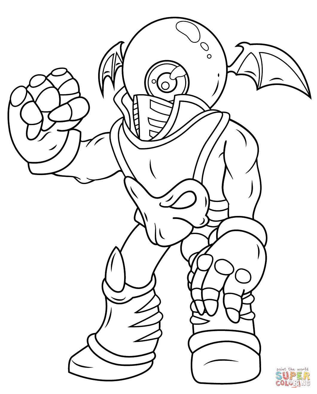 Skylanders giants eye brawl tegninger til print