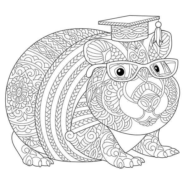 Capivara stockillustrationer
