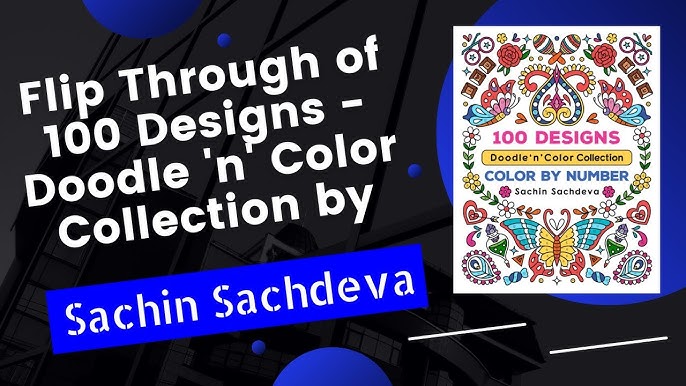 Flip through of mystery colors color by number book by joe bartos